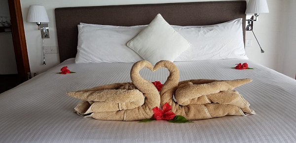 arun-maldives-trip-welcome-decoration